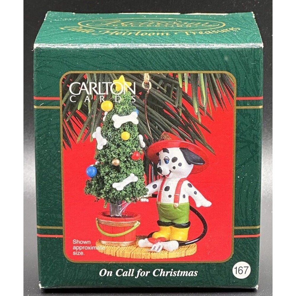 VTG Carlton‎ Cards Holiday On Call for Christmas #167 Christmas Ornament